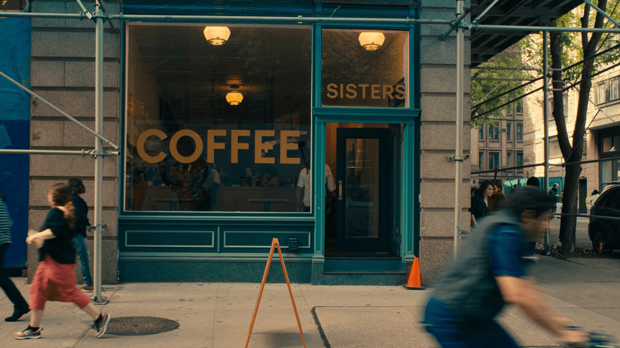 Coffee Sisters storefront in Brooklyn